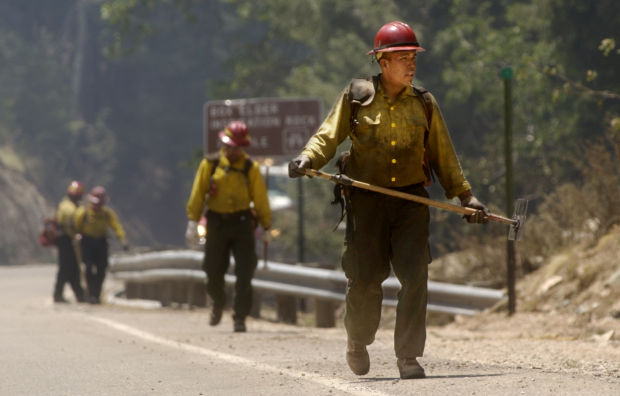 The Bullock Fire in 2002